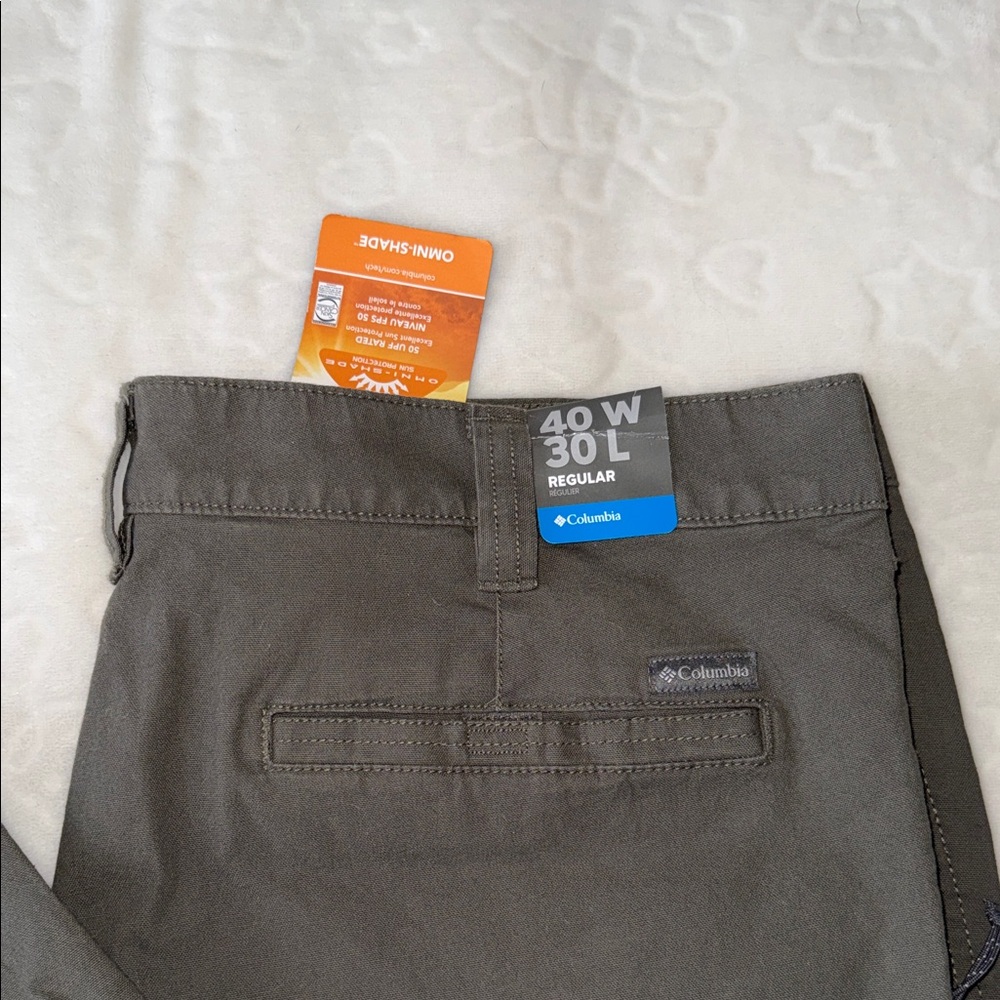 Columbia Men's Dark Gray Pants 40x30 - Picture 2 of 8